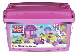 MEGABLOKS MINI BLOKS TUB ROSE - 7536