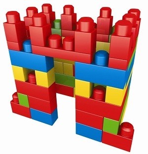 MEGA BLOKS Sac de Construction 70 Pi&egrave;ces - 8309