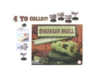 Kit d'Excavation Cr&acirc;ne de Dinosaure (12 pcs)