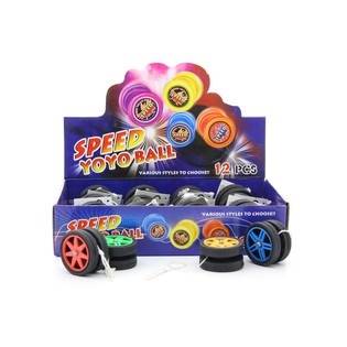 Yo-Yo Pneu de Voiture "Speedy" en Pr&eacute;sentoir (12 pcs)