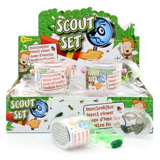 Bo&icirc;te &agrave; insectes avec loupe (12 pcs.)