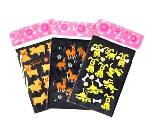 Petites Planches de Stickers Animaux (7 pcs)