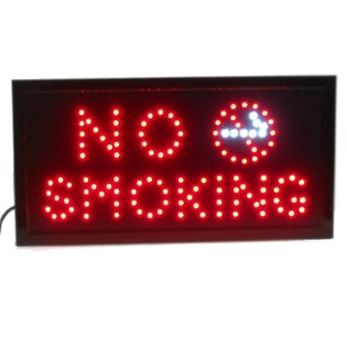 Enseigne Lumineuse LED - NO SMOKING