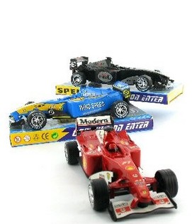 VOITURE F-1 SUR BLISTER (12 pcs)