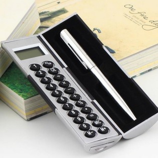 CALCULATRICE MAGIQUE + STYLO (28 pcs)