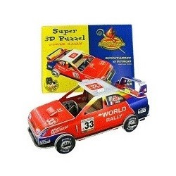 SUPER PUZZLE 3D "WORLD RALLY" (6 pcs)
