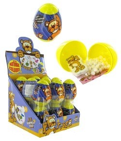 &OElig;uf Surprise Tigre avec Bonbons (18 pcs)