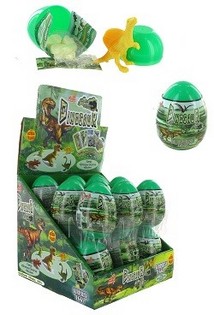 &OElig;uf Surprise avec Dinosaure et Bonbons (18 pcs)