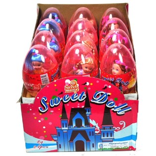 &OElig;uf Surprise Fille avec Bonbons (24 pcs)