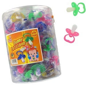 T&Eacute;TINES EN BONBON EN TUBE (60 pcs)