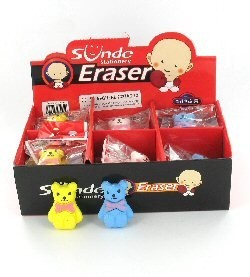GOMME EN FORME DE CHAT (30 pcs)