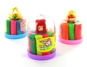 P&acirc;te &agrave; modeler en pot avec surprise gratuite (40 pcs)
