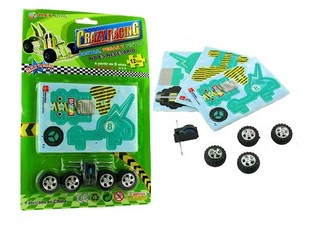 Puzzle 3D en mousse Kart avec moteur (24 pcs)