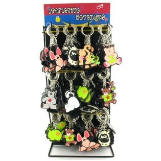 PR&Eacute;SENTOIR PORTE-CL&Eacute;S : ANIMAUX (144 pcs)