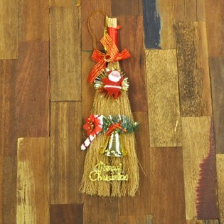 Suspension de Porte de Noël Balai (12 pcs)