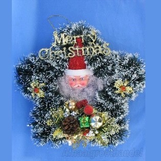 DÉCORATION DE PORTE DE NOËL - ÉTOILE
