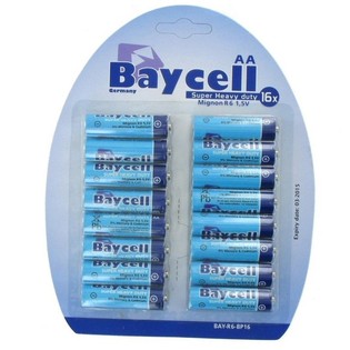 PILES "BAYCELL" AA - SUPER HEAVY DUTY (10x16 pi&egrave;ces)