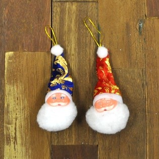 Petites Têtes de Père Noël (24 pièces)