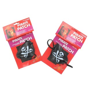 Cache-&oelig;il de pirate sur carte (24 pcs)