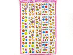 Autocollants sur Carte - Mod&egrave;le 2 (20 pcs)