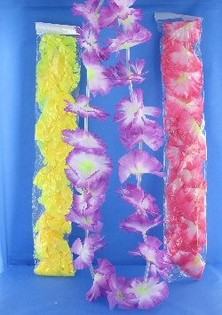 COLLIERS DE FLEURS HAWAIENS (12 pcs)