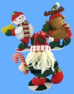 Figurines de Noël de Luxe sur Socle (4 modèles)