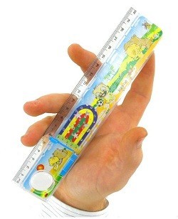 R&egrave;gle avec Jeu de Patience (60 pcs)