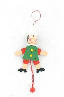 Pantin Pinocchio en Bois (Lot de 4)