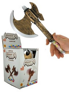 Hache Jouet avec Son et Bonbons (12 pcs)