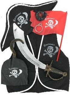 Panoplie de D&eacute;guisement Pirate (Lot de 2)