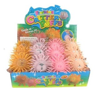 Balles Puffer &agrave; Paillettes Lumineuses (12 pcs)
