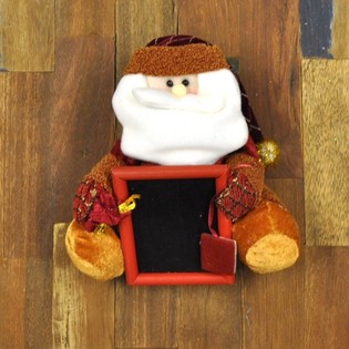 Bonhomme de Neige de Noël de Luxe avec Ardoise (2 pcs)