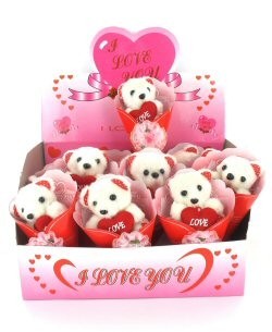 OURS I LOVE YOU EN PRÉSENTOIR (12 pcs)