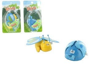 Insectes M&eacute;caniques &agrave; Remonter sur Carte (Lot de 12)