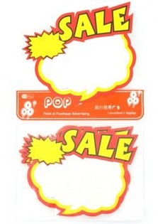 PANNEAUX DE PROMOTION - MOD&Egrave;LE 3 (10 pcs)
