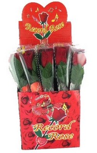 ROSE AVEC MESSAGE PERSONNALISÉ (20 pcs)