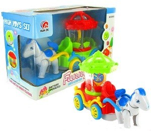 Bump & Go Magic Wagon - Cal&egrave;che avec Lumi&egrave;re & Son