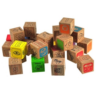 26 BLOCS EN MOUSSE SOUPLE ASPECT BOIS (6 pi&egrave;ces)