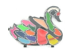 Kit de Peinture &agrave; l'Eau - Mod&egrave;le Cygne (12 pcs)