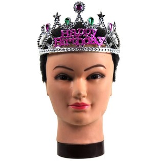 Couronne JOYEUX ANNIVERSAIRE - MODÈLE 1 (12 pcs)