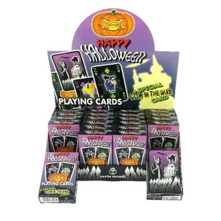 Cartes &agrave; Jouer Halloween sous Pr&eacute;sentoir (24 pi&egrave;ces)