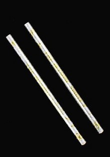 CRAYONS EN BOIS ARGENT/JAUNE (144 pcs)