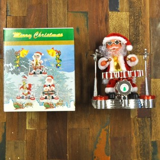 PÈRE NOËL AVEC BATTERIE (2 pcs)