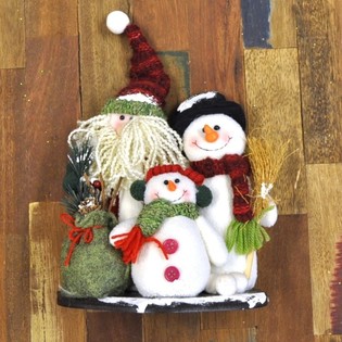 FAMILLE DE DÉCORATION DE NOËL DE LUXE (1 pc.)