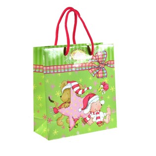 SACS D'EMBALLAGE DE NOËL 8 x 19.5 x 21 CM. (6 pcs)