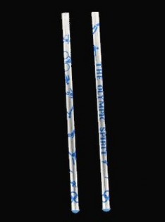 CRAYONS EN BOIS ARGENT/BLEU (144 pcs)