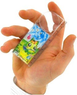 R&egrave;gle avec Loupe Int&eacute;gr&eacute;e & Jeu (100 pcs)
