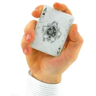 Jeu de patience en forme de carte &agrave; jouer (50 pcs)