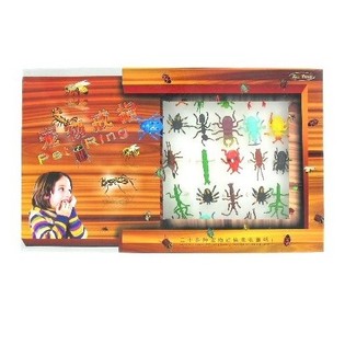 BAGUES INSECTES EN PR&Eacute;SENTOIR (50 pcs)