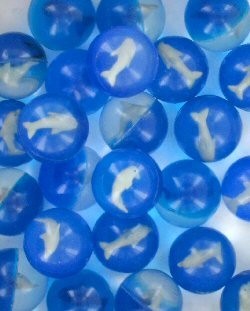 Balle Rebondissante Dauphin - 4 cm (24 pcs)